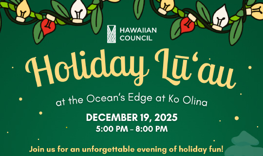 Holiday Lūʻau with the Hawaiian Council